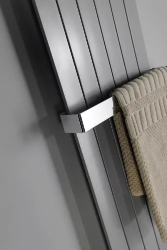 COLONNA törölközőtartó radiátorra, 298x74mm, csiszolt inox (IRPA12)