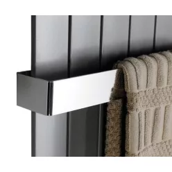   COLONNA törölközőtartó radiátorra, 450x74mm, polírozott inox (IRPA14)