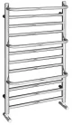 MANISA fürdőszobai radiátor három törölközőtartóval, 500x800mm, 180W, króm (IZ110)