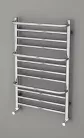 MANISA fürdőszobai radiátor három törölközőtartóval, 500x800mm, 180W, króm (IZ110)