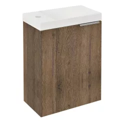   Sapho LATUS LT110-1515 függesztett fürdőszobai szekrény 39,4×50×22 cm, Sherwood tölgy (LT110-1515)