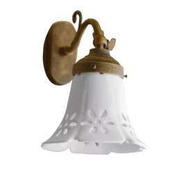 Sapho MARSALA lámpa E14 40W, 230V, keramia búrával, bronz