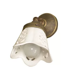 Sapho SORENTO lámpa E14 40W, 230V, keramia búrával, bronz