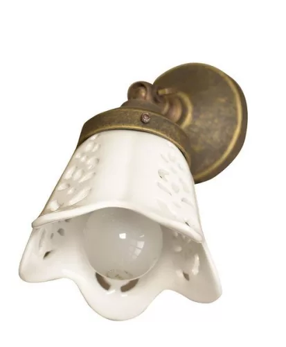 Sapho SORENTO lámpa E14 40W, 230V, keramia búrával, bronz