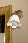 Sapho SORENTO lámpa E14 40W, 230V, keramia búrával, bronz