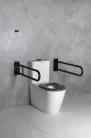 Sapho MEDIC RIMLESS monoblokkos WC, ülőke nélkül, alsó/hátsó kifolyású