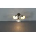 Sapho NAPOLI mennyezeti lámpa, E14 3x40W, 230V, keramia búrával, bronz