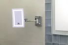 kozmetikai tükör LED világítással, króm (MW834)