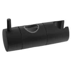 Sapho Tartalék zuhanyfej tartó zuhanyrúdhoz 23 mm, ABS, fekete