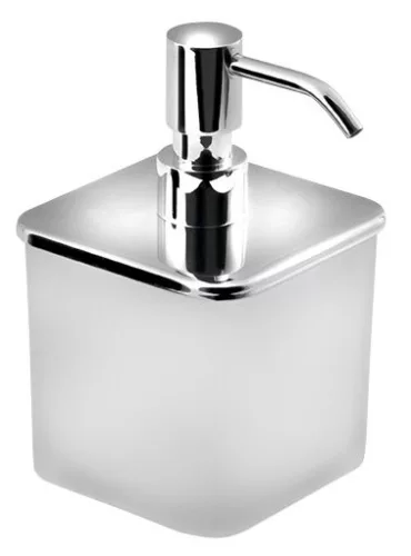 Tartalék FLORI szappanadagoló tégely és pumpa, króm (NDRF019)