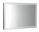 LUMINAR tükör aluminium kerettel, LED világítással, 900x500mm, króm (NL559)