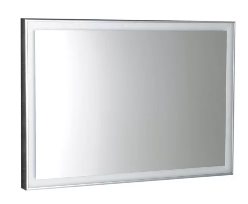 LUMINAR tükör aluminium kerettel, LED világítással, 900x500mm, króm (NL559)