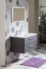 LUMINAR tükör aluminium kerettel, LED világítással, 900x500mm, króm (NL559)