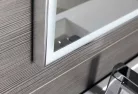 LUMINAR tükör aluminium kerettel, LED világítással, 900x500mm, króm (NL559)