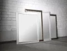 AMBIENTE tükör fa kerettel, 620x1020mm, antik bronz (NL701)