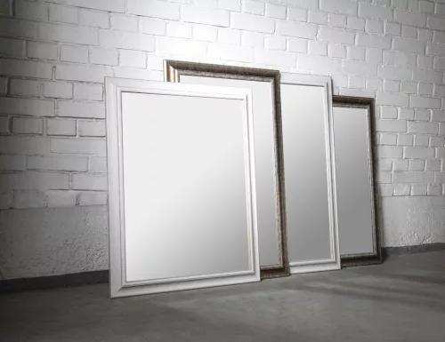 AMBIENTE tükör fa kerettel, 620x1020mm, antik bronz (NL701)