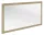 NIROX keretes tükör, 120x70x3 cm, bardini szilva (NX127-1313)