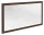 NIROX keretes tükör, 120x70x3 cm, rusztikus fenyő (NX127-1616)
