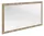 NIROX keretes tükör, 120x70x3 cm, Texas tölgy (NX127-2020)