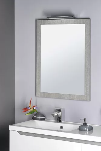 NIROX keretes tükör, 60x80x3cm, ezüst tölgy (NX608-1111)