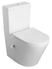 Sapho PACO RIMLESS monoblokkos WC, alsó/hátsó kifolyású, ülőke nélkül, beépített csapteleppel, bidézuhannyal, duálgombos, 38x61cm