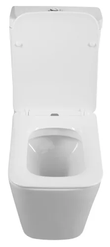 Sapho PORTO RIMLESS monoblokkos WC, alsó/hátsó kifolyású, duálgombos öblítőmechanikával, 36,5x65cm (PC102R helyett)