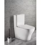 Sapho BELLO RIMLESS monoblokkos WC, alsó/hátsó kifolyású, ülőke nélkül, duálgombos öblítőmechanikával, 38x66cm (PC103R helyett)