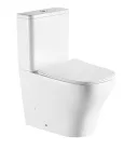 Sapho BELLO RIMLESS monoblokkos WC, alsó/hátsó kifolyású, ülőke nélkül, duálgombos öblítőmechanikával, 38x66cm (PC103R helyett)