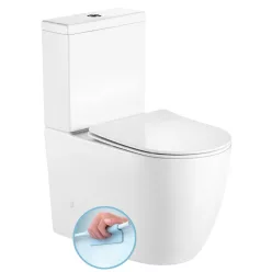 Sapho INFINITY RIMLESS monoblokkos WC, alsó/hátsó kifolyású, ülőke nélkül