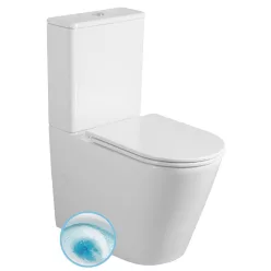 Sapho AVIS VORTEX RIMLESS monoblokkos WC, alsó/hátsó kifolyású, ülőke nélkül