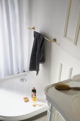 PERLA Törölközőtartó 645x78mm, arany (PE0115)