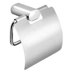 FLORI WC-papírtartó fedéllel, króm (RF007)