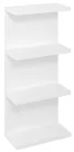 RIWA Polcos szekrény, 30x70x15 cm, fényes fehér (RIW300-0030)