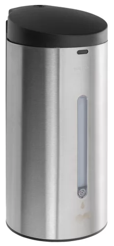 érintésmentes folyékony szappanadagoló, 650mm, csiszolt inox (SE071)