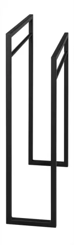 SKA törölközőtartó, 55x79x20cm, matt fekete (SKA301)