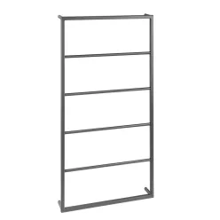   SKA fali törölközőtartó, 60x115x10cm, matt fekete (SKA502)