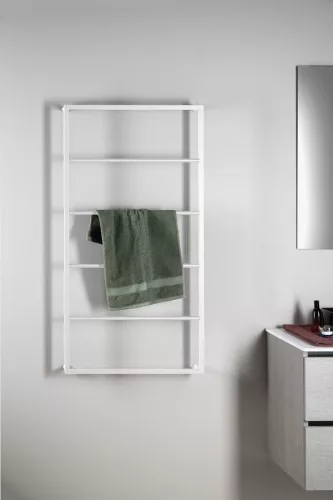 SKA fali törölközőtartó, 60x115x10cm, matt fehér (SKA512)