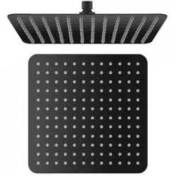 SAPHO Slim fejzuhany 30x30cm matt fekete SAPHO-SL101 kép