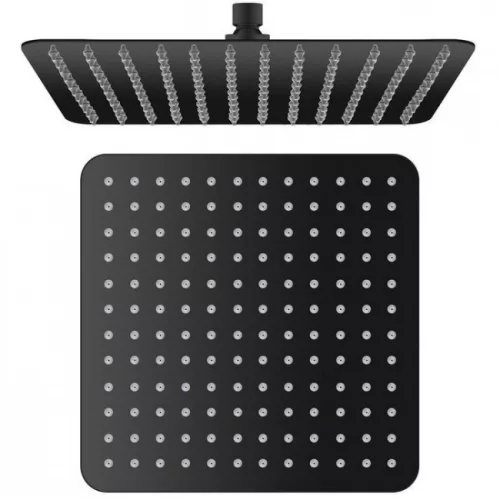 SAPHO Slim fejzuhany 30x30cm matt fekete SAPHO-SL101 kép