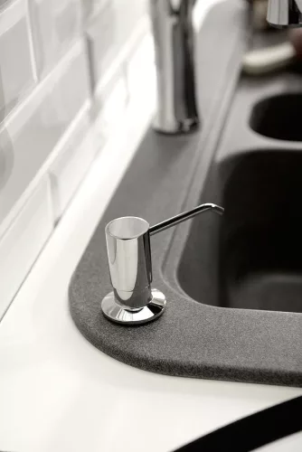 Beépíthető szappanadagoló, 350ml, inox (SP010)