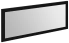 TREOS keretes tükör, 110x50x2,8cm, matt fekete (TS100-3535)