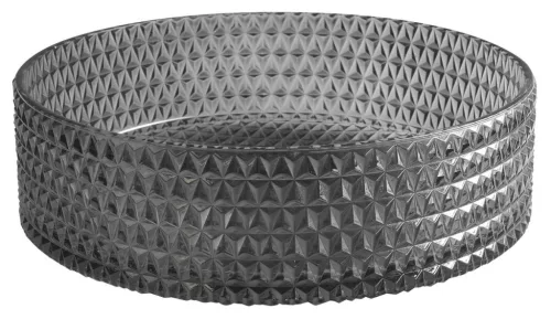 Sapho BEAUTY MARAGUA üvegmosdó, átm:39,5cm, fekete