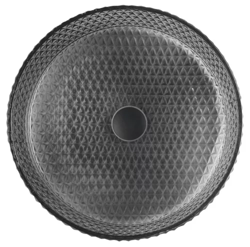 Sapho BEAUTY MARAGUA üvegmosdó, átm:39,5cm, fekete