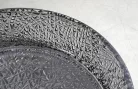 Sapho ERSEL gravírozott üvegmosdó, átm.:39,5cm, fekete