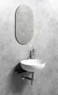 Sapho TETRIS mosdótartó konzol, jobbos, matt fekete