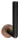 BEMETA LARISSA fali tartalék WC-papírtartó, 54x158x72mm, fekete/matt réz (WS018BC)