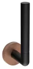 BEMETA LARISSA fali tartalék WC-papírtartó, 54x158x72mm, fekete/matt réz (WS018BC)