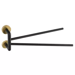   BEMETA  LARISSA fali törölközőtartó, 54x163x416mm, fekete/matt arany (WS021BG)