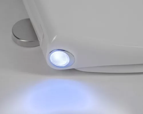Sapho PHARO WC-ülőke LED világítással, Soft Close, Easy Take