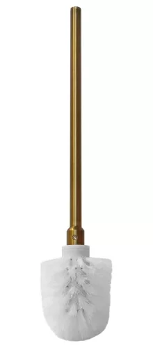 BEMETA RETRO WC kefetartó, fehér kefével, 110x360x145mm, bronz (144113017) (XJ301)